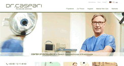 Desktop Screenshot of dr-caspari.com